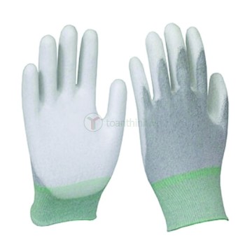 Carbon Palm Coated PU Gloves